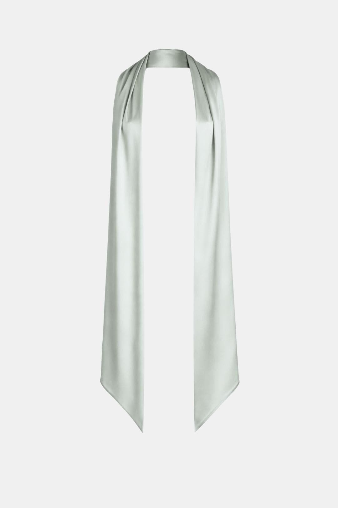 Theya Elegant Satin Scarf For Timeless Draped Look Everyday Style