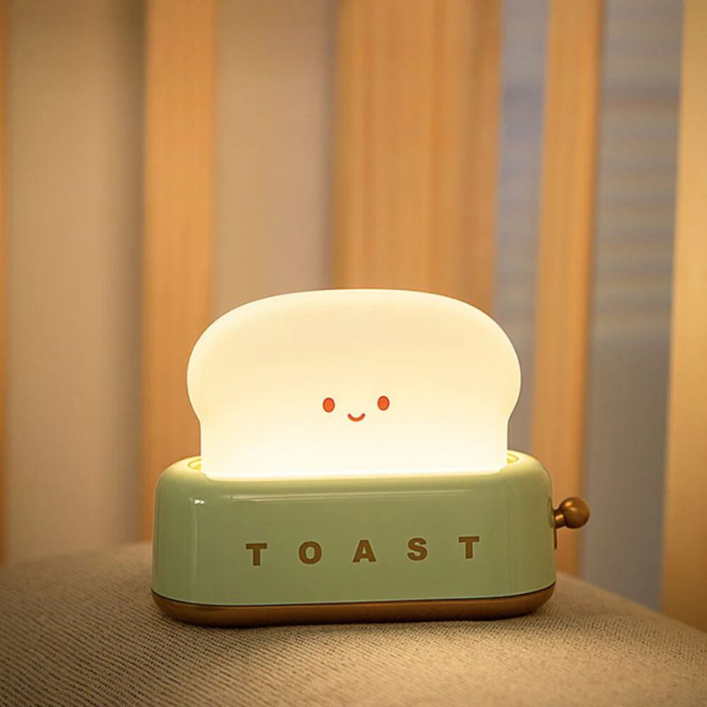 Lucento - Rechargeable Toast Night Light For Kids Cute Toast Lamp NALANI