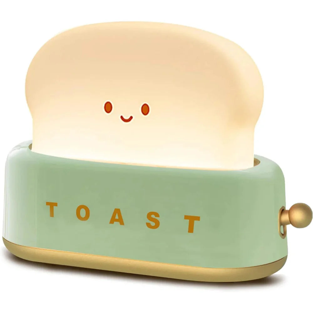Lucento - Rechargeable Toast Night Light For Kids Cute Toast Lamp NALANI