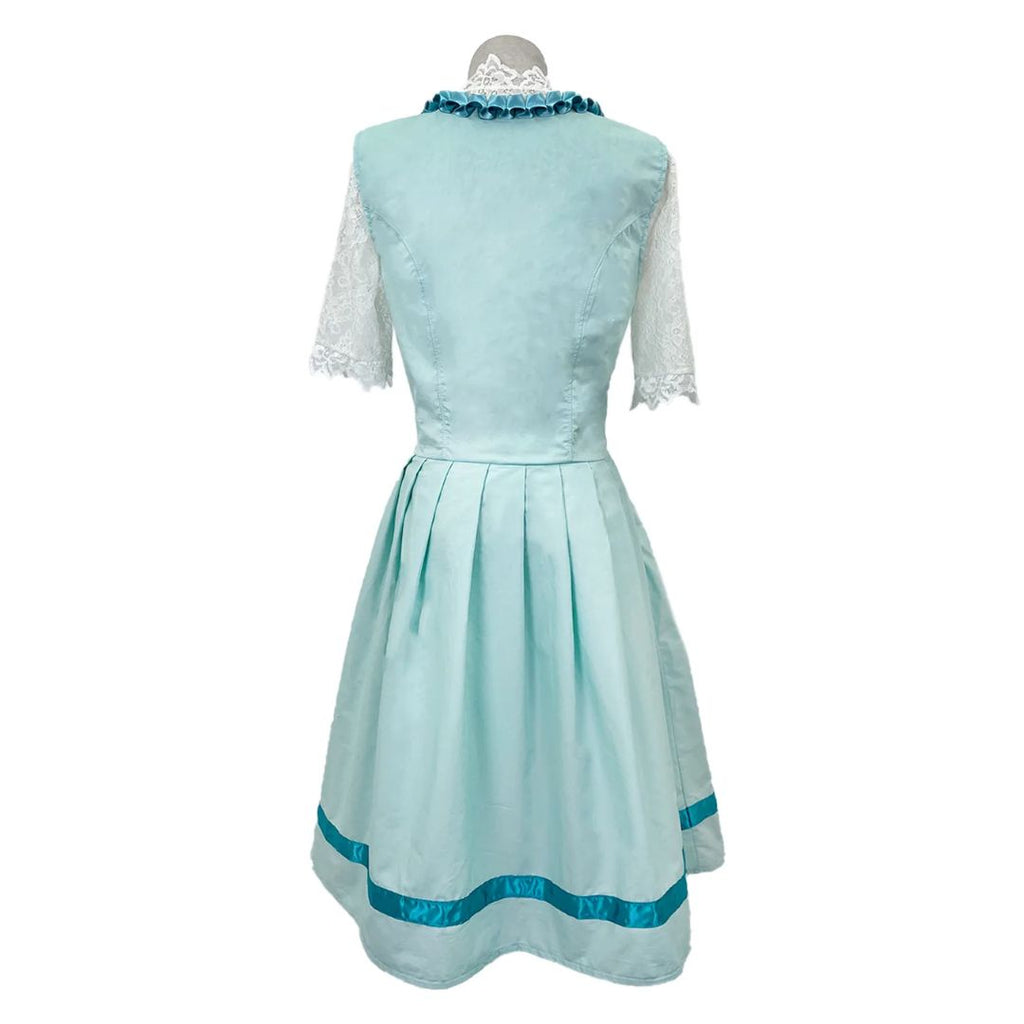 Printed Bavarian Dirndl Dress - Oktoberfest Fancy Dress Costume
