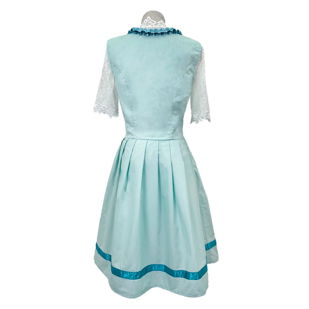 Potiskované bavorské dirndl šaty – kostým na Oktoberfest