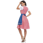 Bavorský dirndl – německé lidové šaty na Oktoberfest s zástěrou