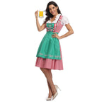 Bavorský dirndl – německé lidové šaty na Oktoberfest s zástěrou