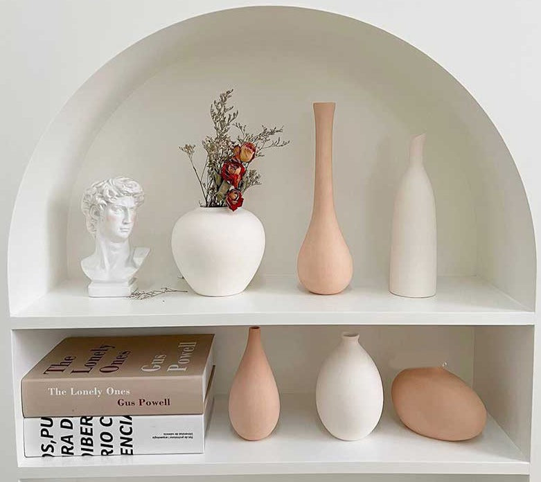 Minimalist Ceramic Boho Vase for Elegant Home Décor NaLani