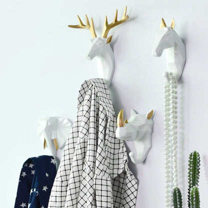 Geometric Wildlife Wall Hook for Unique Home Decor and Gifts NaLani