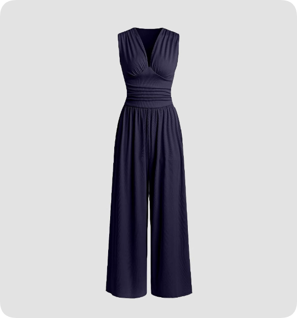 Womens Sleeveless Jumpsuit Flattering Fit For Effortless Elegance