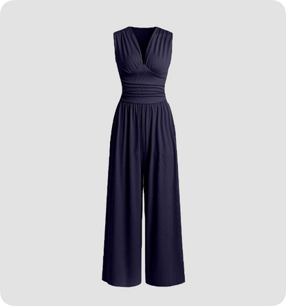 Womens Sleeveless Jumpsuit Flattering Fit For Effortless Elegance