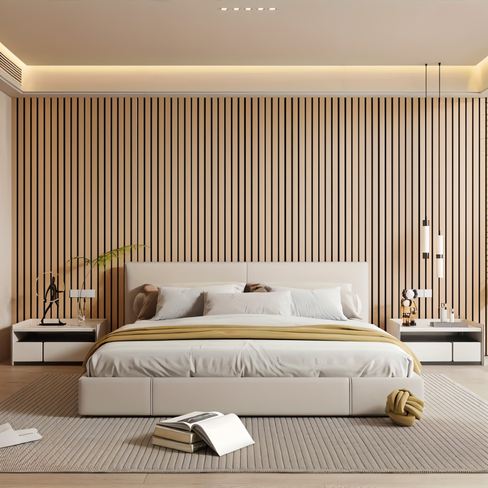 Self Adhesive 3D Wood Wall Panels for Modern Interiors NALANI