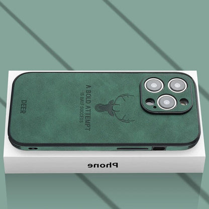 Premium Suede Leather IPhone Case With Shock Absorbing Liner NALANI