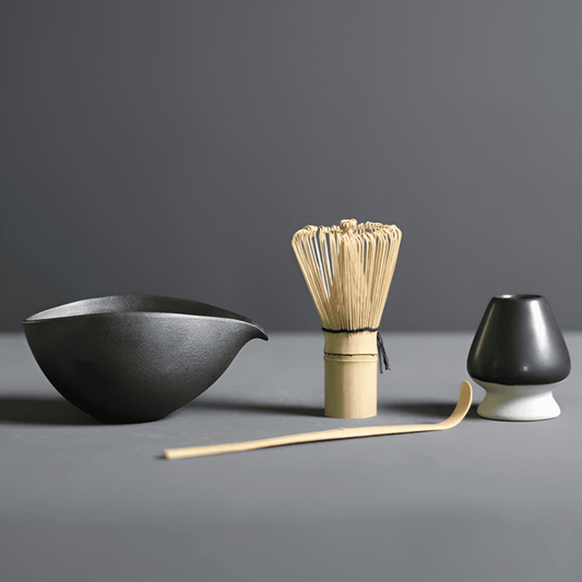 4 Piece Japanese Matcha Set for Traditional Tea Ceremony NALANI
