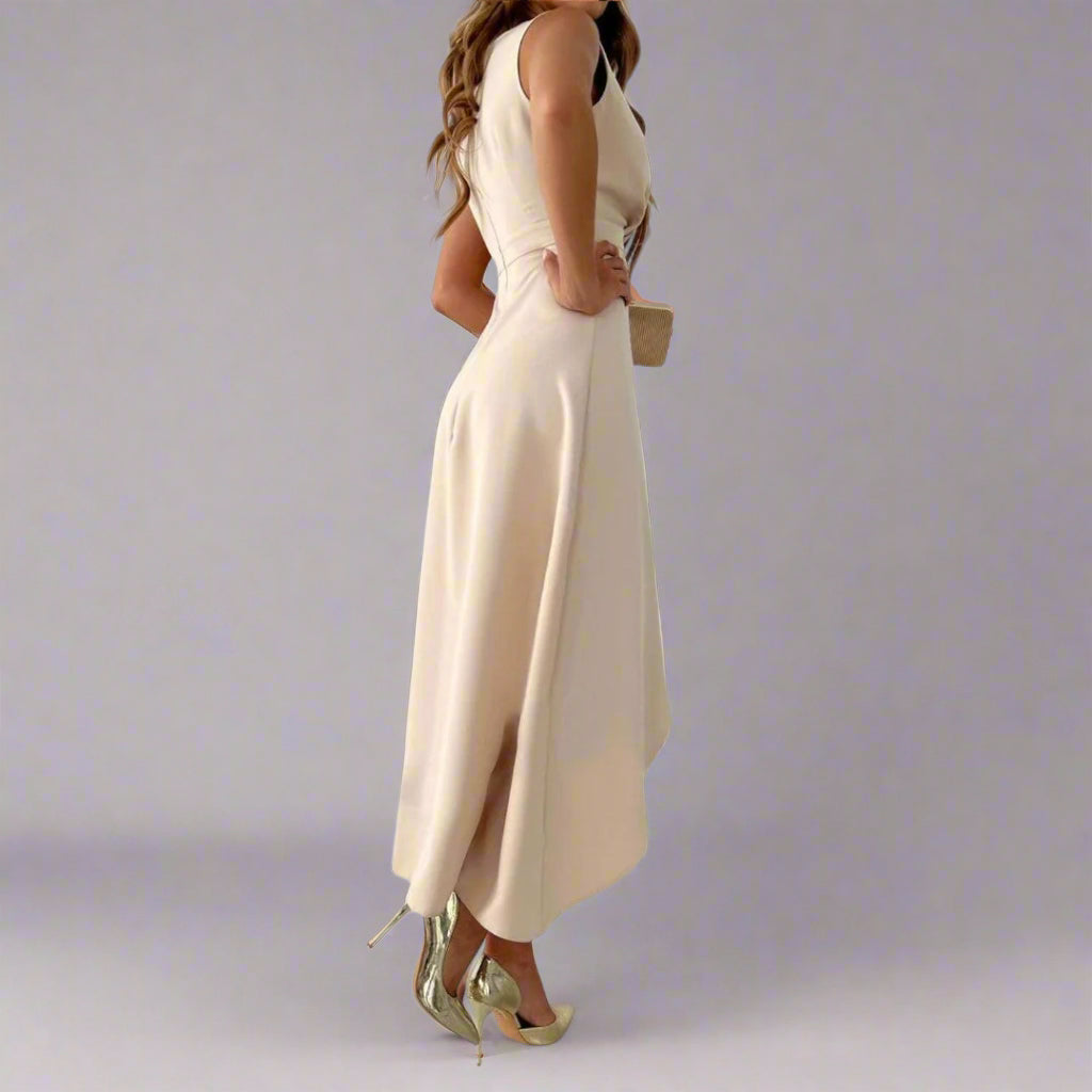 Elegant Midi Dress for Special Occasions Lightweight