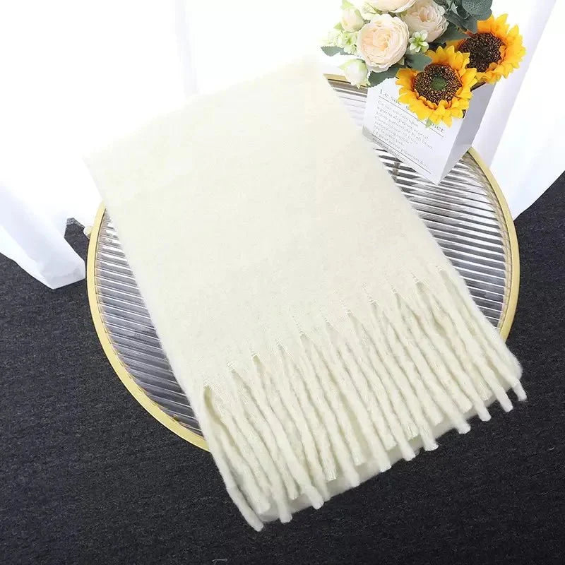 Amelle | Luxe Kasjmier Sjaal - Beige - #NALANI#