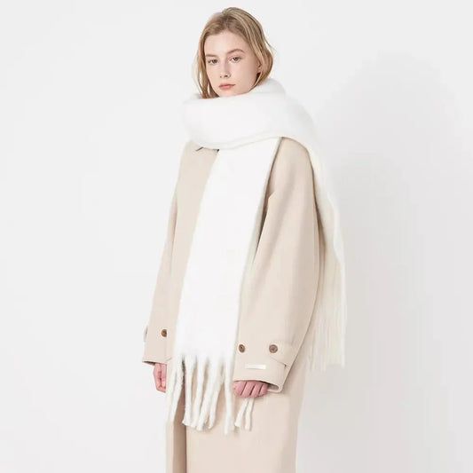 Amelle | Luxe Kasjmier Sjaal - Beige - #NALANI#