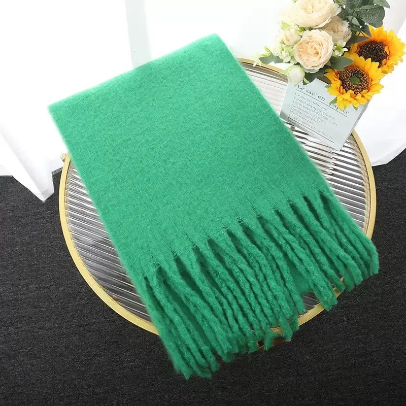 Amelle | Luxe Kasjmier Sjaal - Groen - #NALANI#