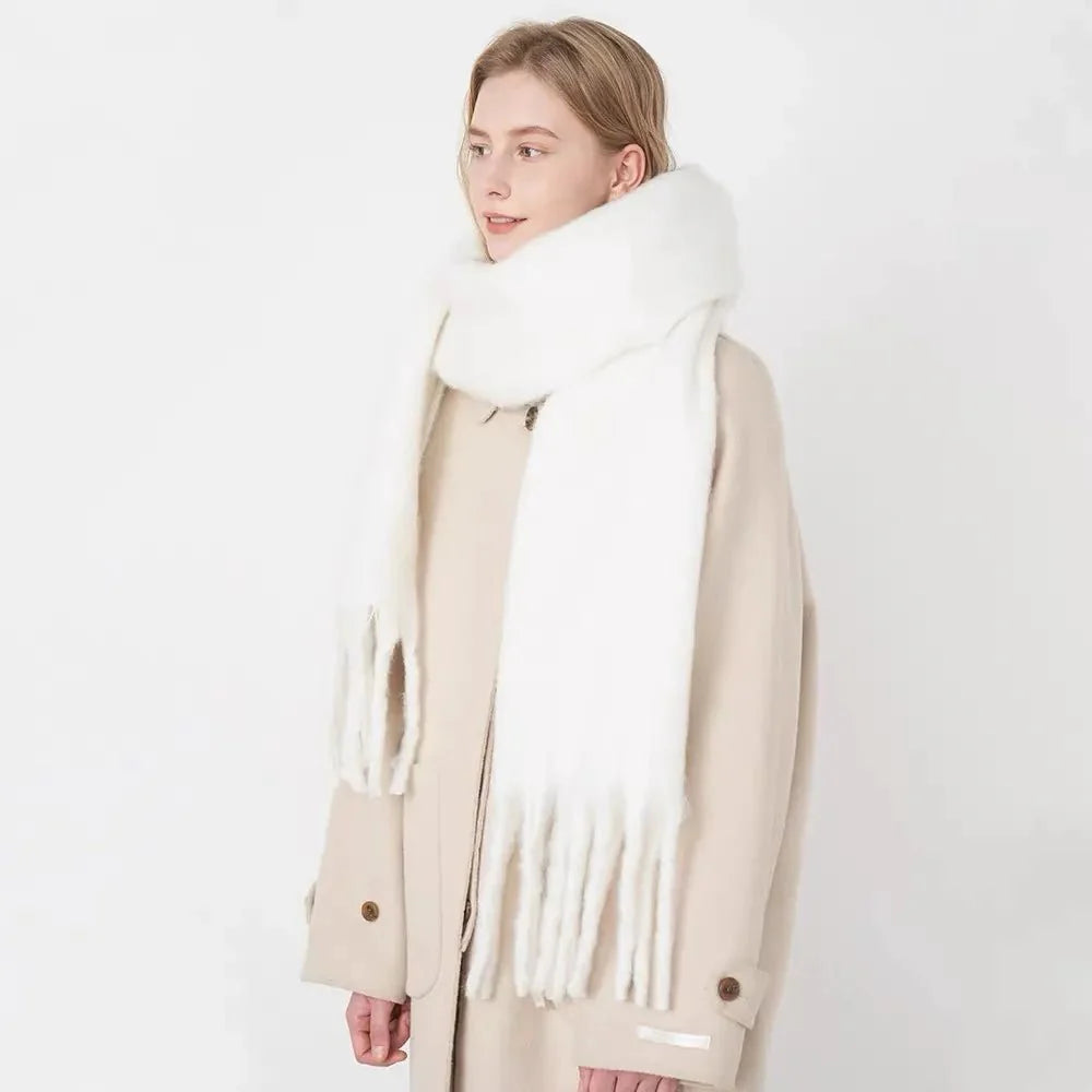 Amelle | Luxe Kasjmier Sjaal - Beige - #NALANI#