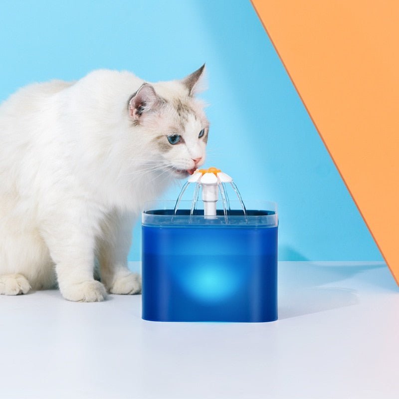 Aquadrink | Led Dieren Water Fontein - Grijs - #NALANI#