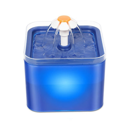 Aquadrink | Led Dieren Water Fontein - Blauw - #NALANI#