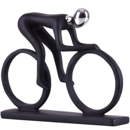 ArtCreativ | Nordic Abstract Cyclist Sculpture - Unique Home Decor Piece NaLani