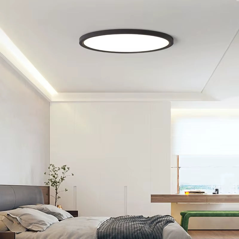 Arvesso | Round Ceiling Spotlight - Ultra-Thin LED Light Fixture Black NALANI