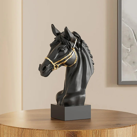Elegant Regal Horse Sculpture for Home Decor and Art Lovers NaLani