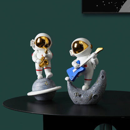Astronaut Jazz Band Decorative Art Piece for Unique Home Decor NaLani