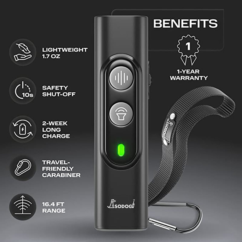 BlafBlitz | Elektronische Anti Honden Blaf Fluit - Roze - #NALANI#
