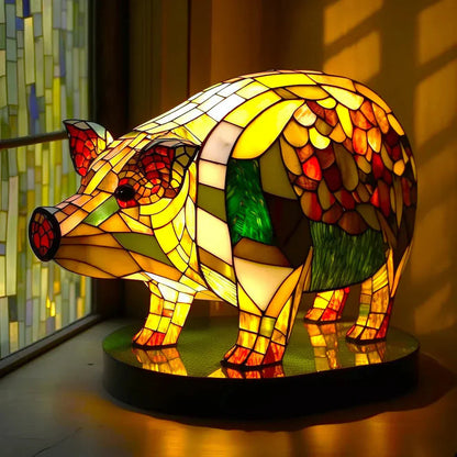Artistic Glass Lamp with Unique Animal Designs for Stylish Decor NaLani