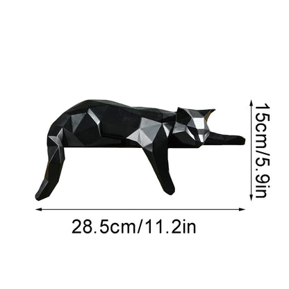 Unique GeoCat Art Piece for Home Decor and Gift Ideas NaLani