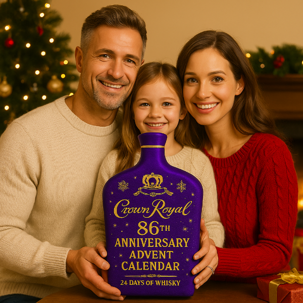Crown Royal 86th Birthday Advent Calendar 24 Days Whisky Gift Ornament