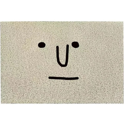 Mood Emoji Doormat Collection for Fun Home Decor Big Nose NaLani