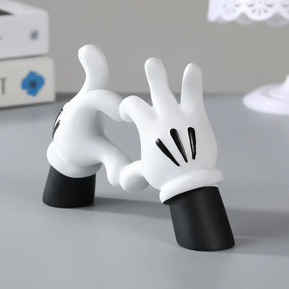 Cartoon Hand Gesture Decorative Art Piece for Unique Home Decor NaLani