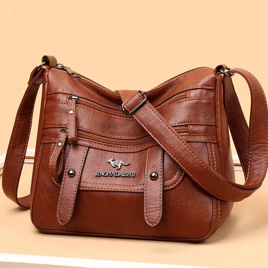 Versatile Vegan Leather Handbag For Everyday Use Essentials Chocolate NALANI