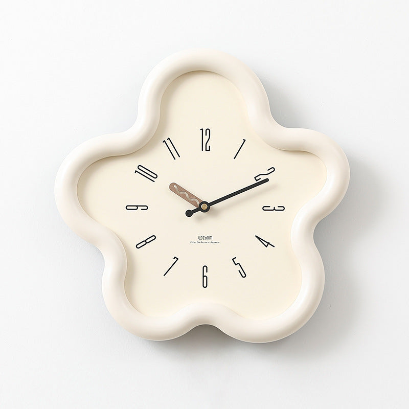 Cirquio | 3D Bloom Pendulum Clock – Whisper-Quiet & Eco-Friendly White NALANI