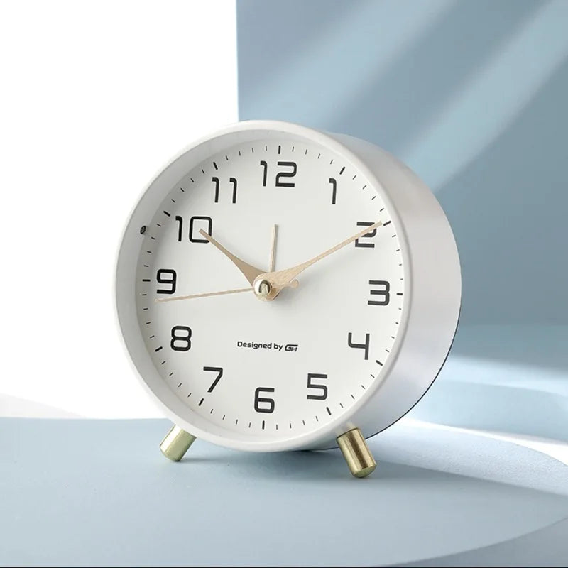 Cirquio | Modern Scandinavian Silent Table Clock for Elegant Home Decor NALANI