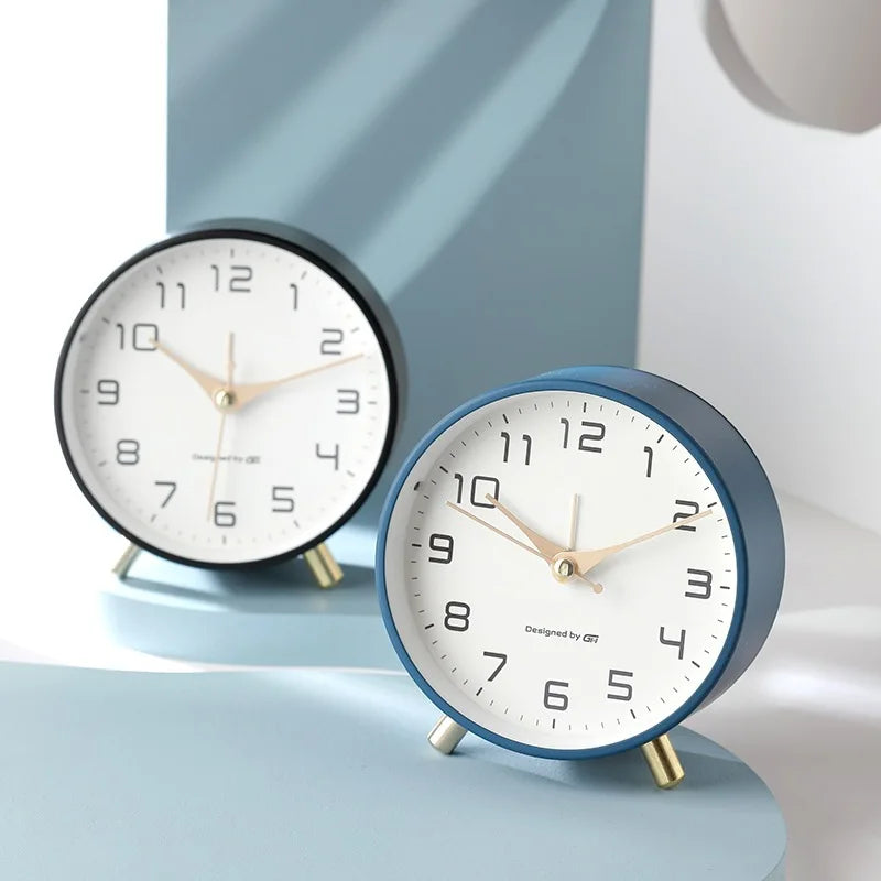 Cirquio | Modern Scandinavian Silent Table Clock for Elegant Home Decor NALANI