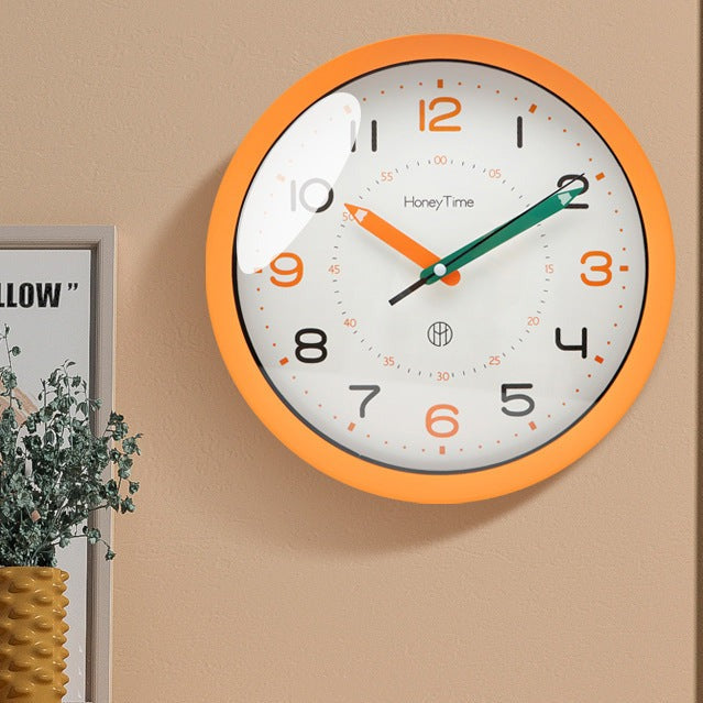 Cirquio | Ultra Quiet Wall Clock for Kids Bedroom Classroom 12 Inches Design NALANI