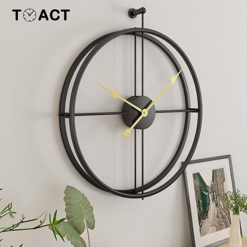 Clovian | Nordic Luxury Large Wall Clock - Elegant Geometric Design Decor NALANI