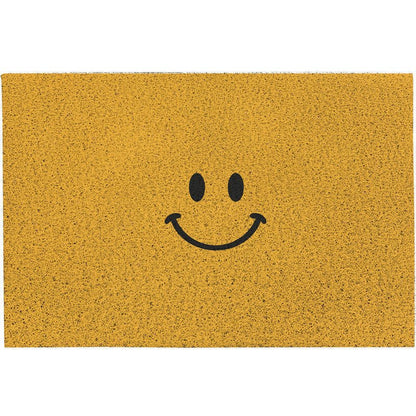 Mood Emoji Doormat Collection for Fun Home Decor Happy Yellow NaLani