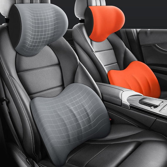 Car Headrest And Lumbar Support Cushion For Road Comfort NALANI