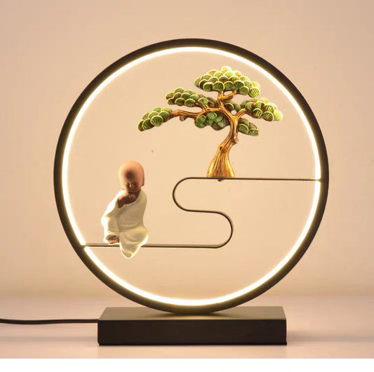 Crayvora | Modern LED Table Lamp with Bonsai Design NALANI