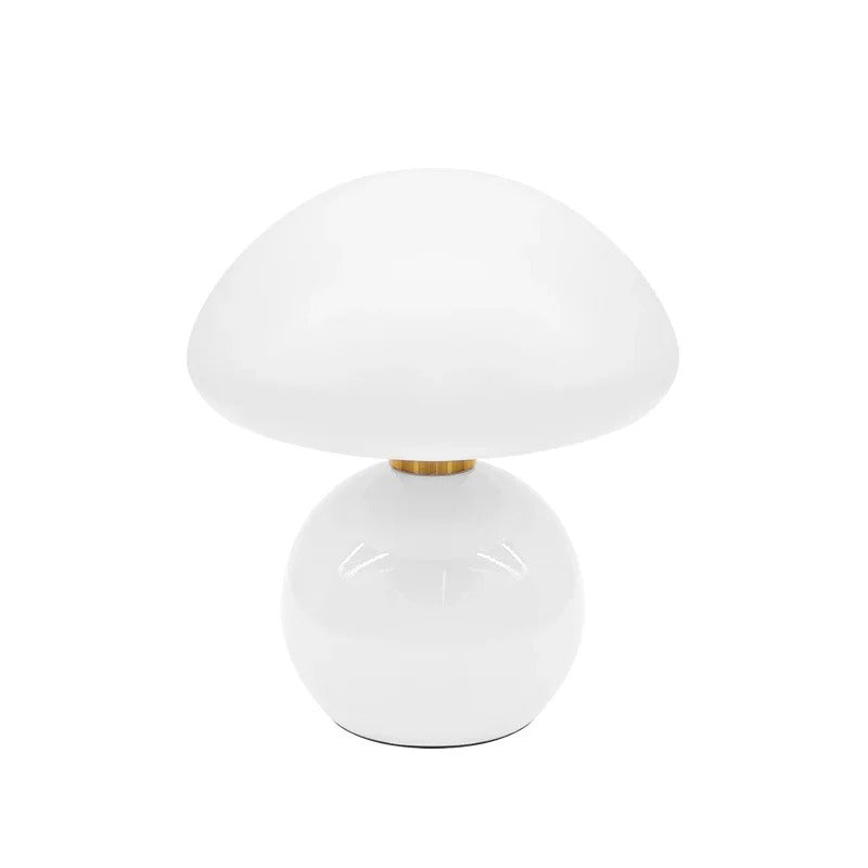 Creamy Glow Modern Bed Lamp | Stylish Table Lamp for Any Room White NALANI