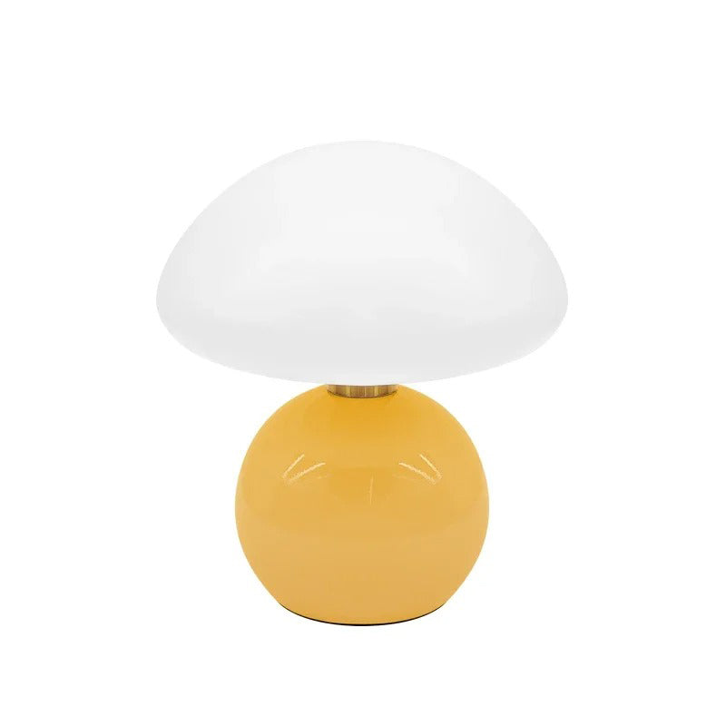 Creamy Glow Modern Bed Lamp | Stylish Table Lamp for Any Room Yellow NALANI