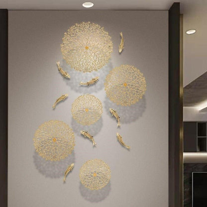 Stylish Copper Wall Decor for Home and Bedroom Decoration NALANI