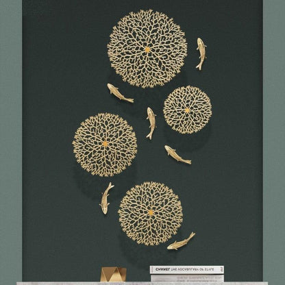 Stylish Copper Wall Decor for Home and Bedroom Decoration NALANI