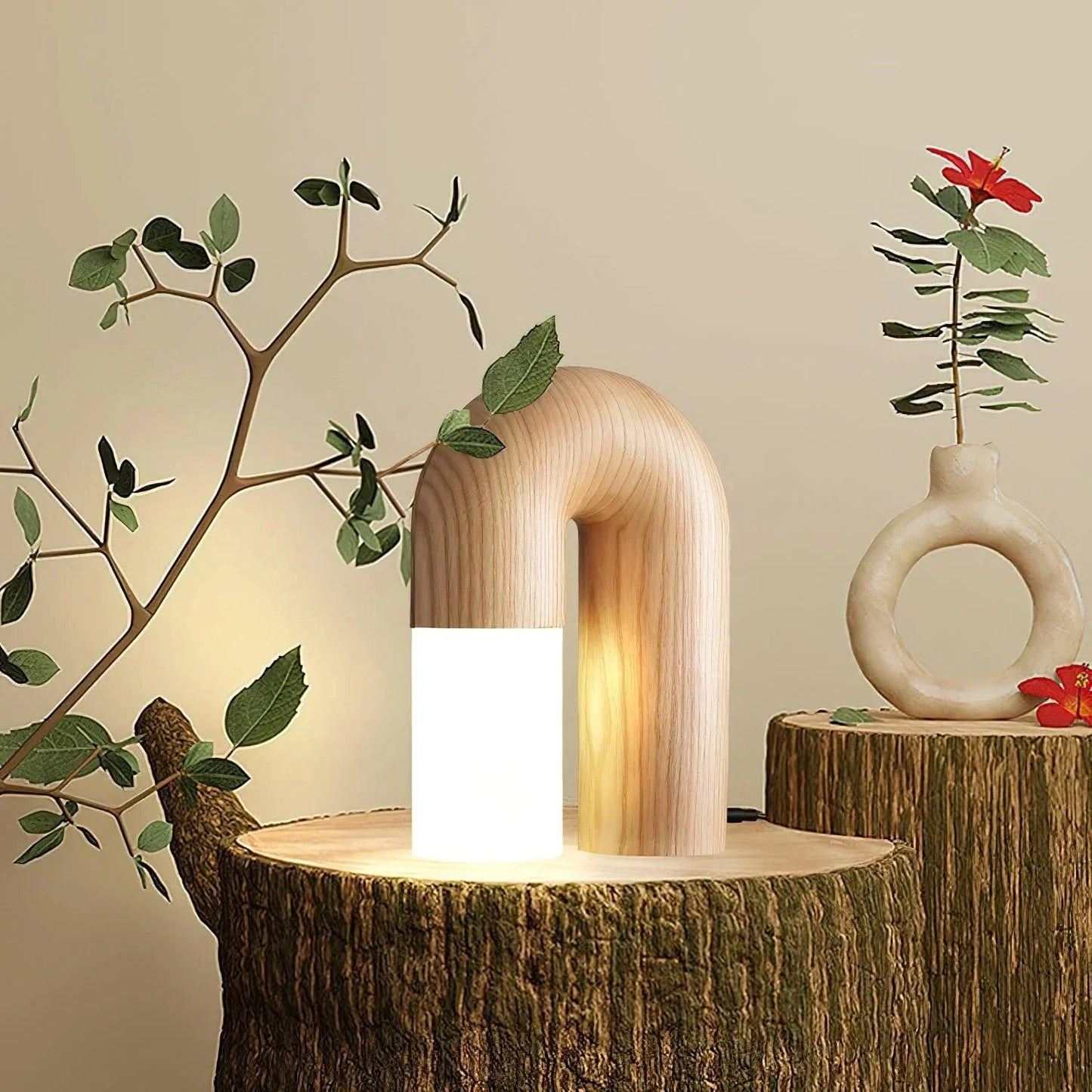 Diapole | Ash Wood Touch Design Dimming Light NALANI