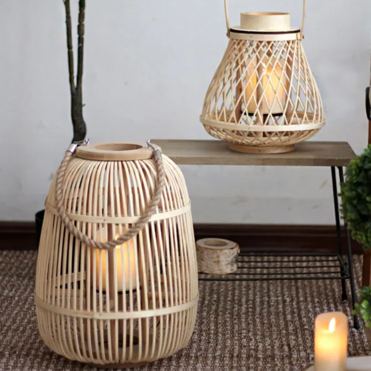 Diapole | Elegant Rotan Lantern for Cozy and Inviting Outdoor Spaces NALANI