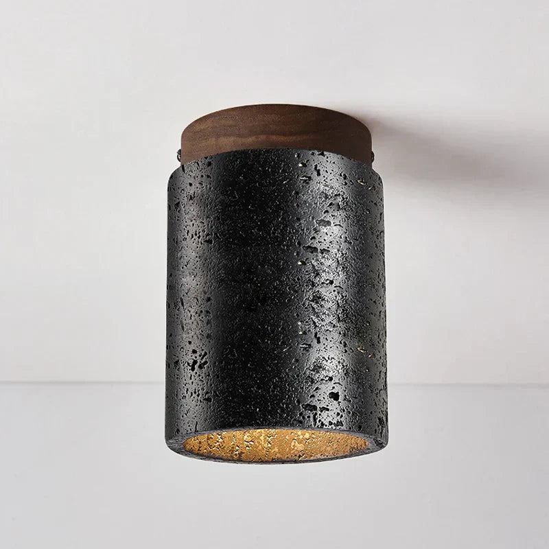 Diapole | Stylish Stone Lamp with Wood for Elegant Lighting NALANI