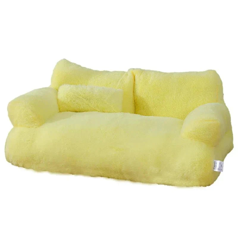 DreamPaws | Comfortabel huisdieren Bed - katten mand - Geel - #NALANI#