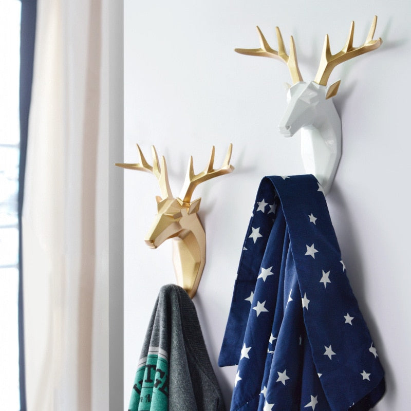 Geometric Wildlife Wall Hook for Unique Home Decor and Gifts NaLani