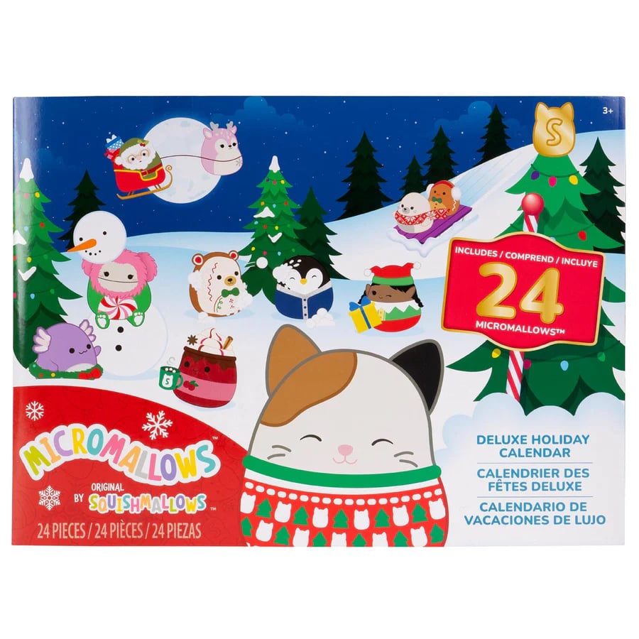 Squishmallows Advent Calendar Gift With 24 Mini Plushies Christmas